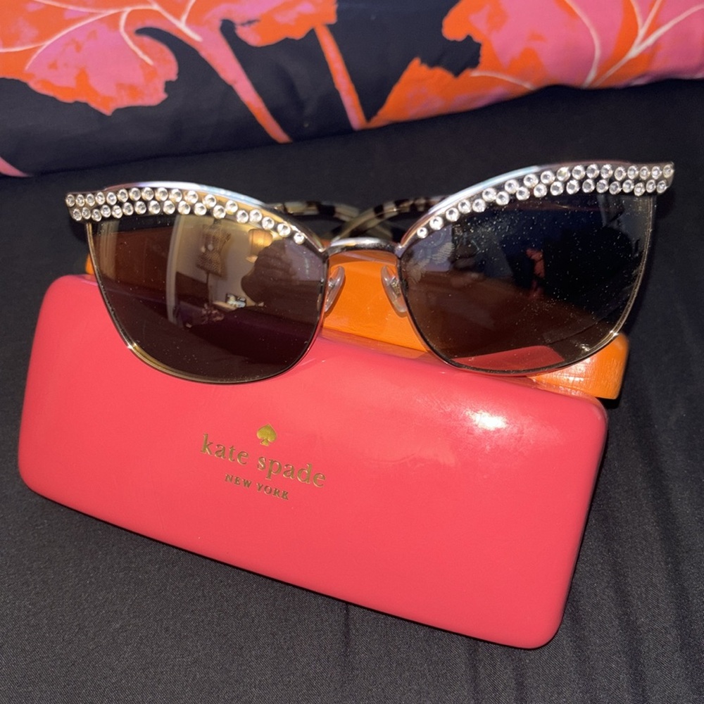 🎈FINAL MARKDOWN 🎈Kate Spade Leandra Cat Eye Mirrored Sunglasses